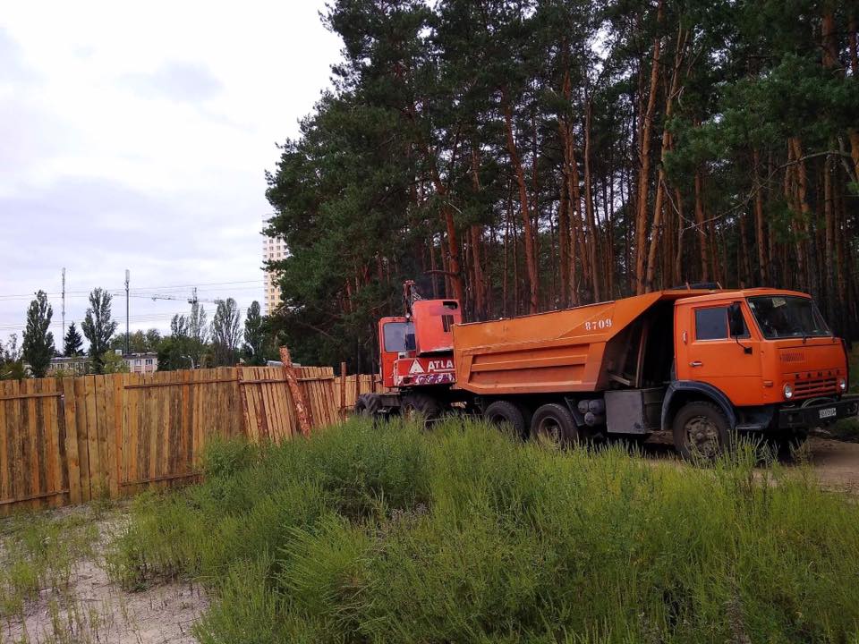 Общественность обеспокоена странным строительством возле леса в Новобеличах