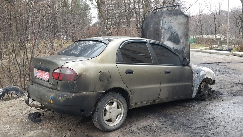 Депутату Броварского горсовета сожгли машину