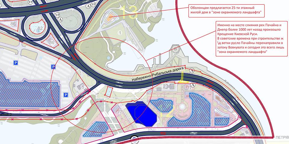 Через Киевсовет сегодня попробуют протянуть решение о застройке затоки Вовкувата и набережной Оболони