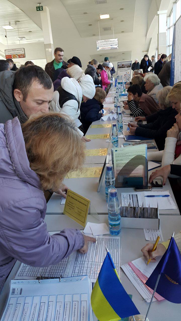 В киевском метро проходит ярмарка вакансий