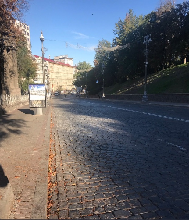 Улицу Грушевского в столице перекрыли из-за митинга медиков (фото)