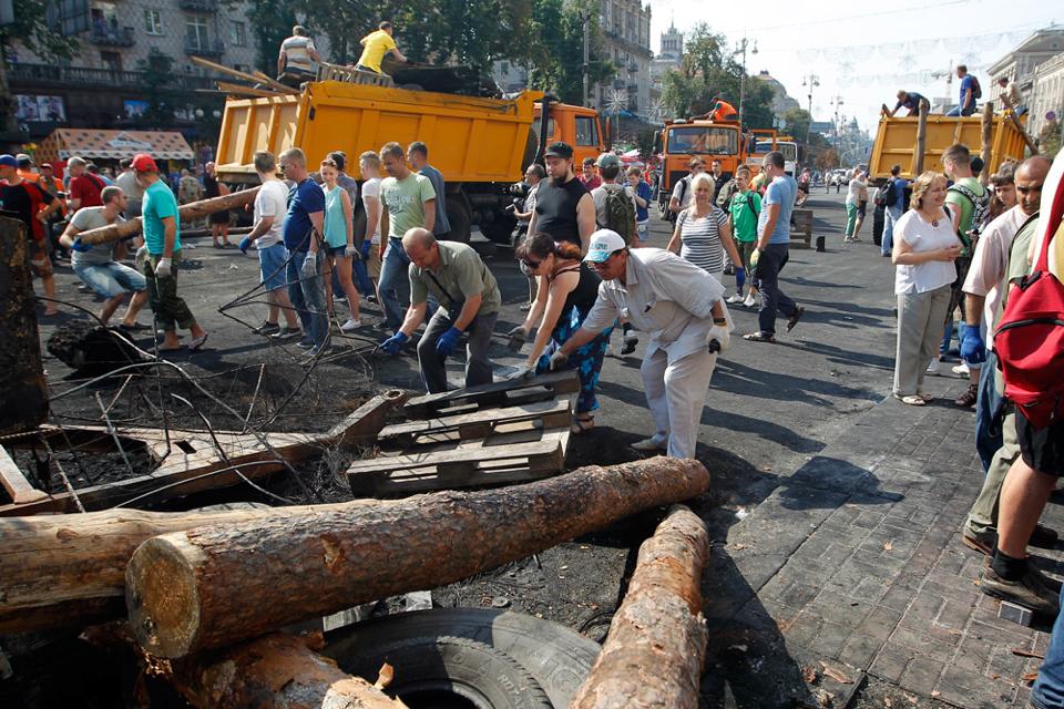 Кличко оставит закрытой для транспорта ул. Институтскую