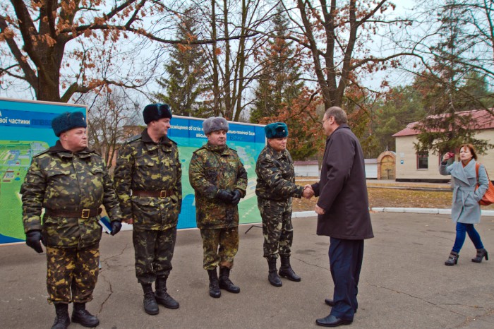 Шандра пообещал военным земли Переяслав-Хмельниччины