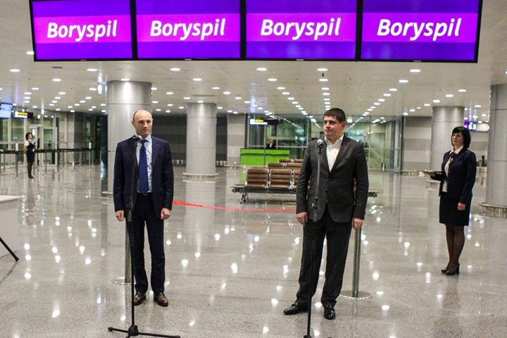 В терминале D аэропорта “Борисполь” провели реконструкцию для обслуживания внутренних рейсов