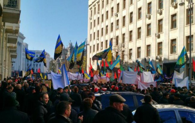 Шахтеры, требующие отставки Демчишина, намерены переместиться с митингом под Кабмин