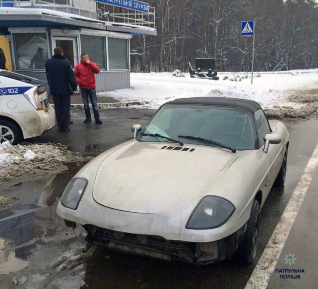 Патрульная полиция задержала поддельный Porschе