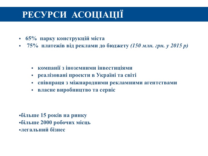 АНРУ представила свой план реформирования рынка наружной рекламы Киева