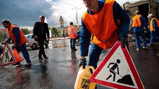 В Киеве реконструируют транспортную развязку в Святошинском районе