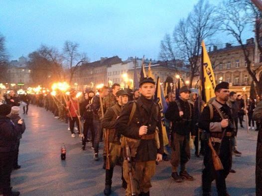 1 января в центре столицы пройдет факельное шествие, посвященное дню рождения Бандеры