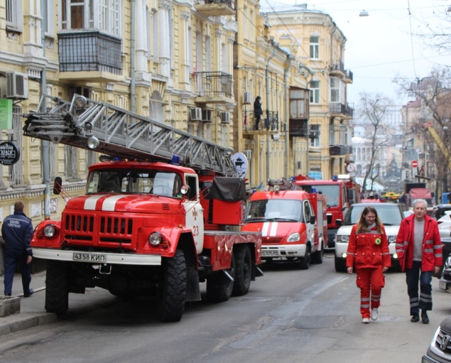 В Шевченковском районе столицы горел жилой дом (фото)