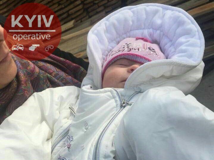 Похищенного вчера в столице младенца нашли в Вышгороде (фото)