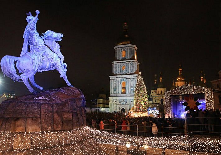 На новогодние праздники движение в центре Киева будет ограничено целых два месяца