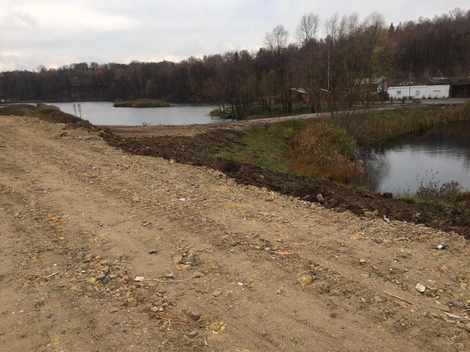 Совские озера в Киеве очистили от строительного мусора - Белоцерковец