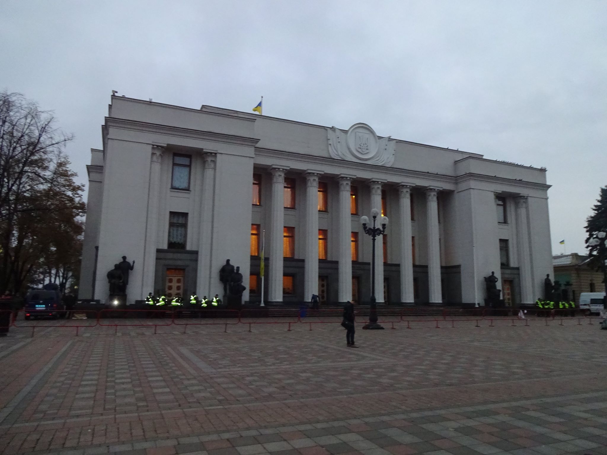 Водителям в Киеве советуют объезжать правительственный квартал
