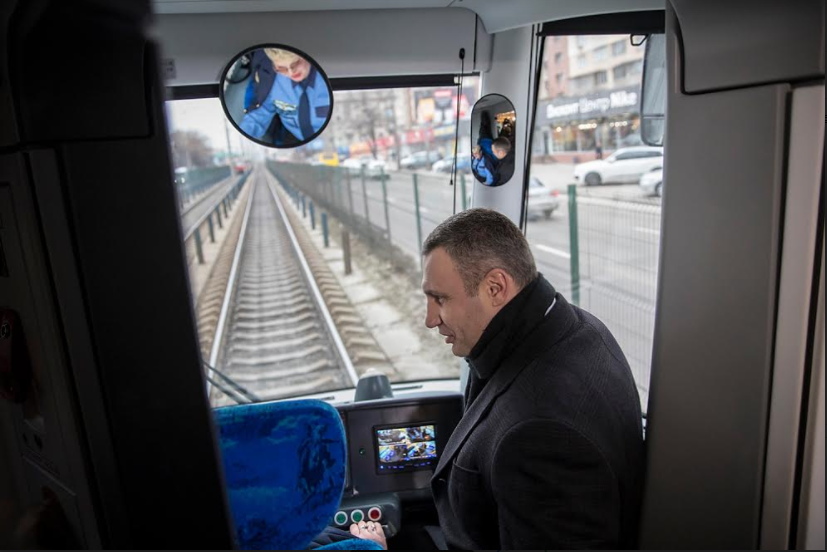 Кличко: Моя цель - чтобы в столице появились трамваи, на которых будет написано “Сделано в Киеве”