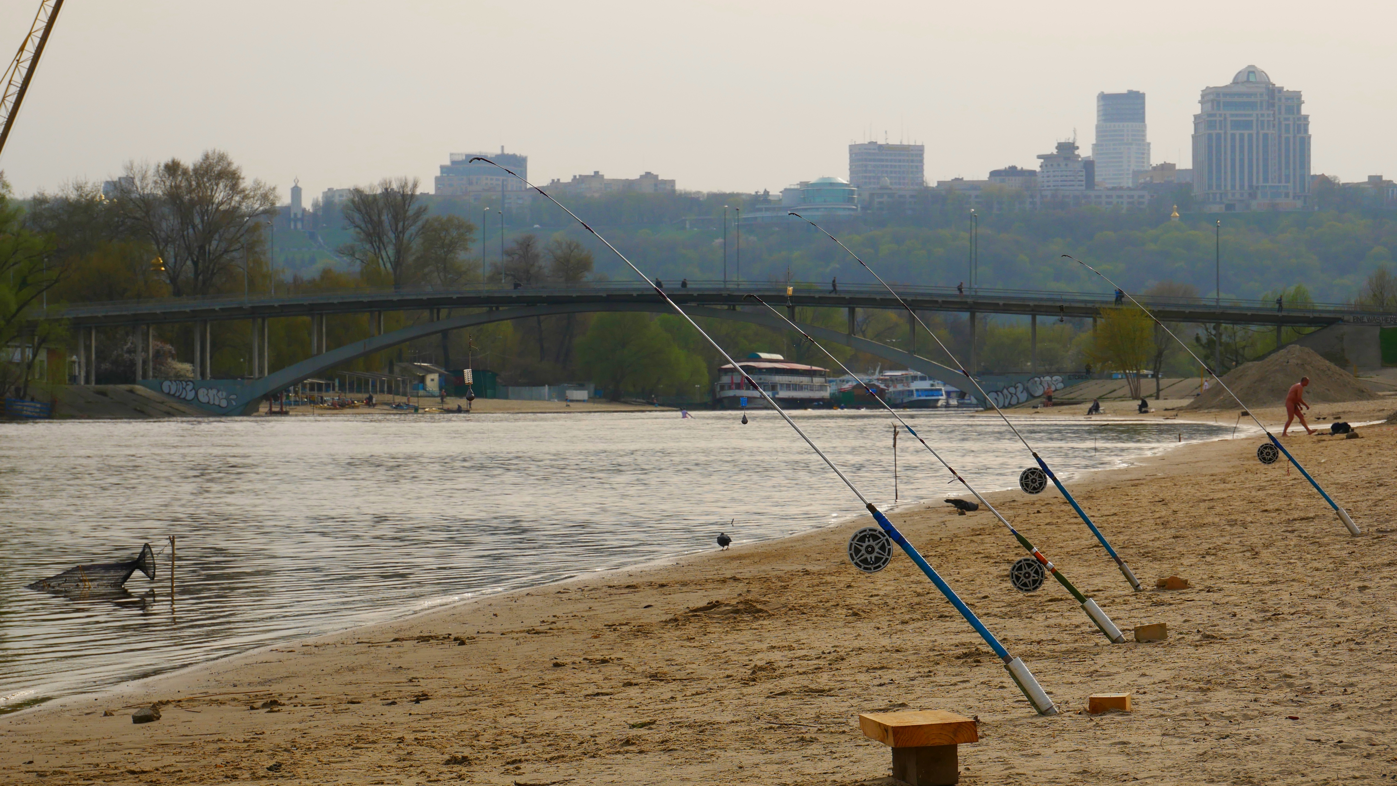 КП “Плесо” призвало рыбаков не проводить лов рыбы в акватории киевских пляжей