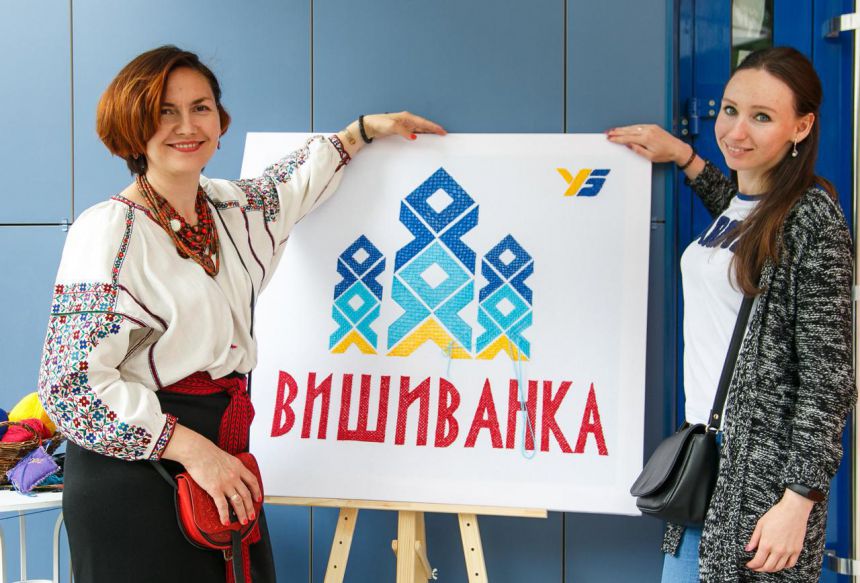 В Киеве появился дом-вышиванка