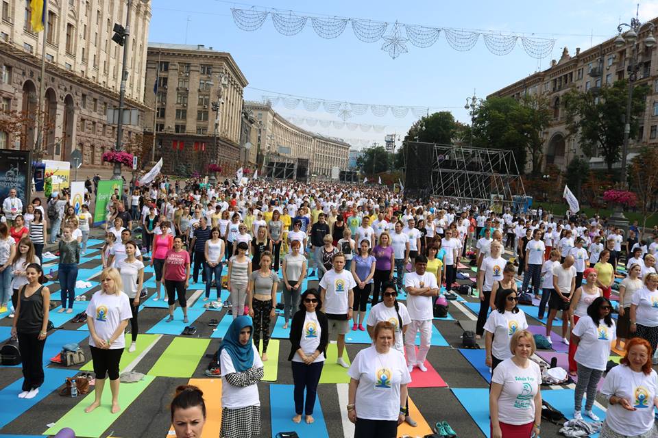 В Киеве готовятся отметить международный день йоги