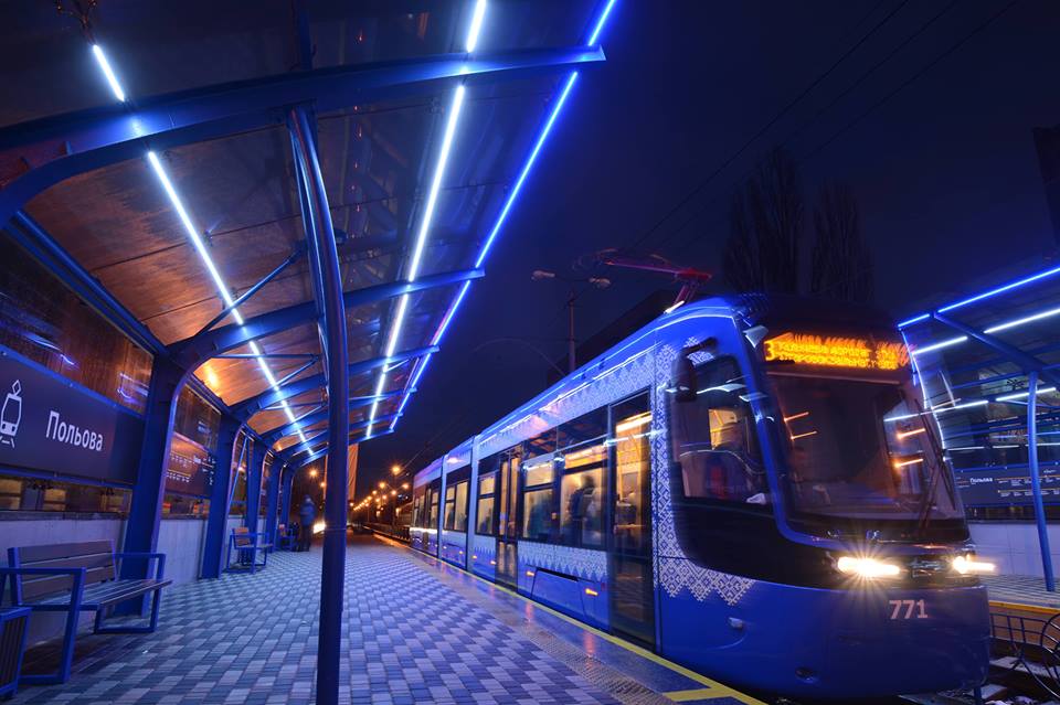 Две ночи не будут работать трамваи маршрута №3 в Киеве