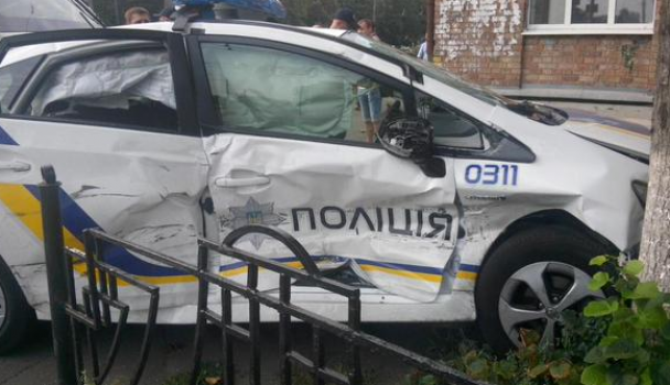 За полтора года в ДТП попали 153 автомобиля патрульной полиции Киева