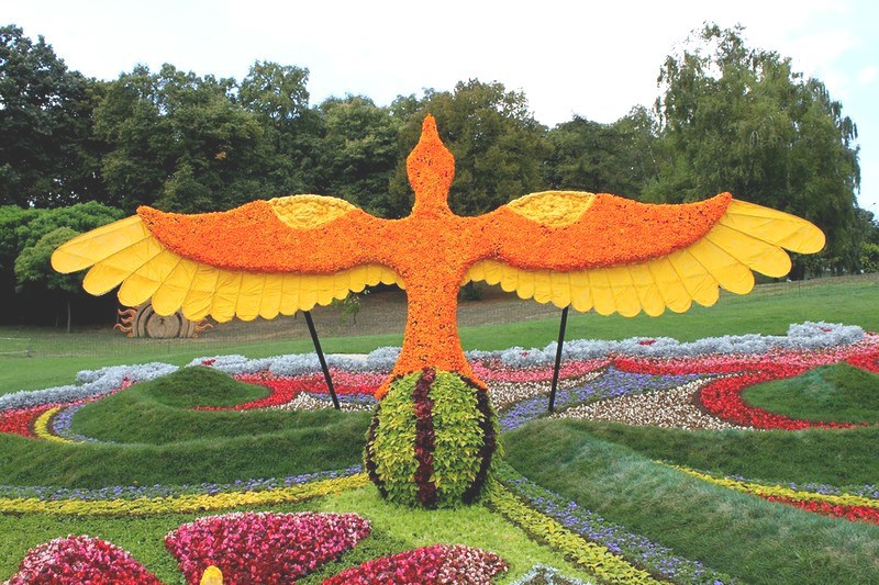 На Певческом поле в Киеве готовят к открытию “мифическую” выставку цветов