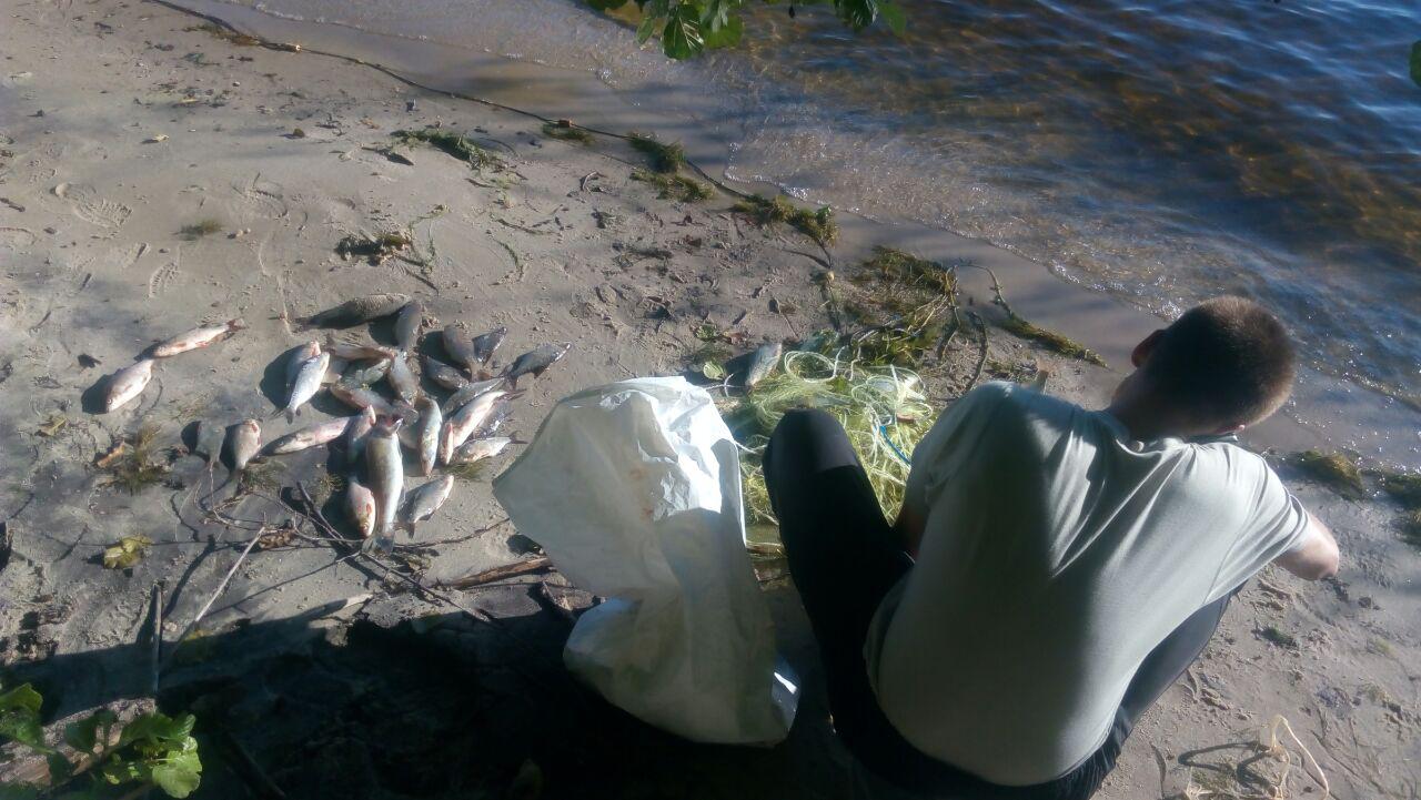 На Киевском водохранилище задержали очередного браконьера