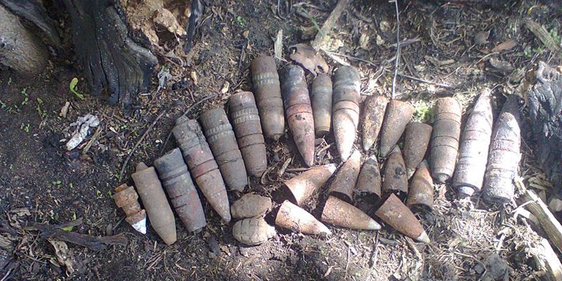 На Лысой горе в Киеве нашли еще 54 боеприпаса