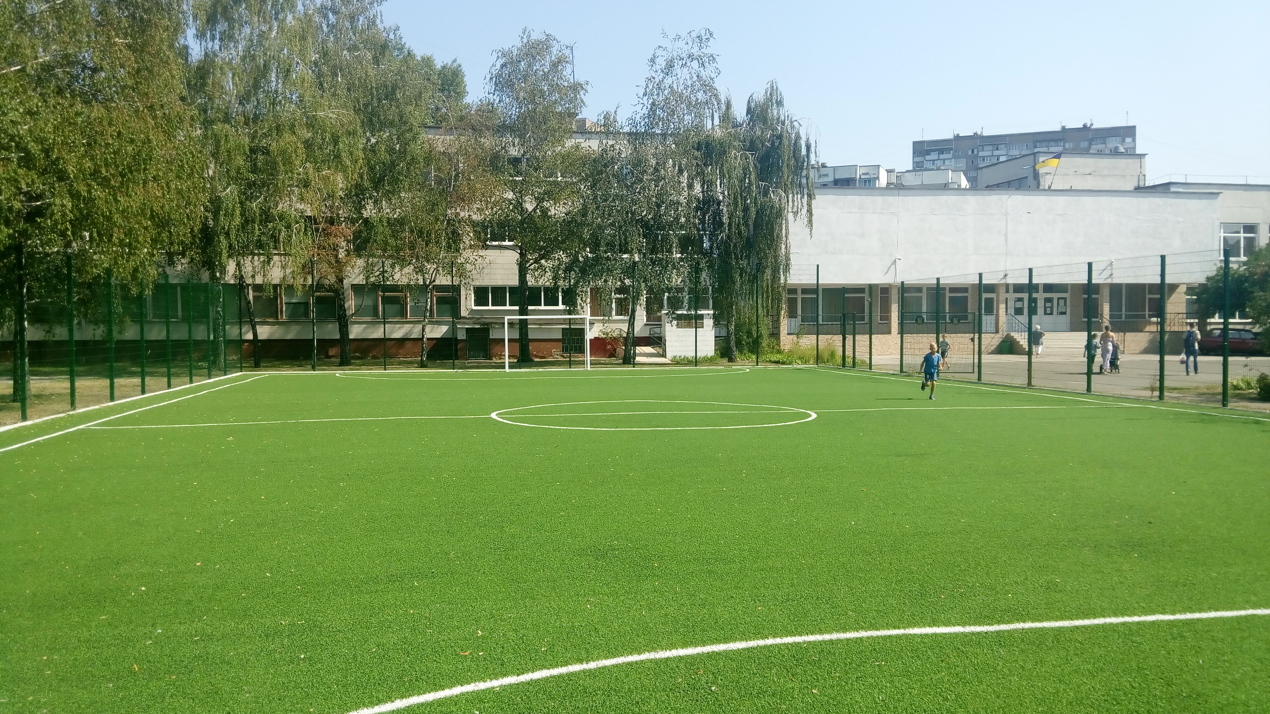 Завершается реконструкция 28 школьных футбольных полей