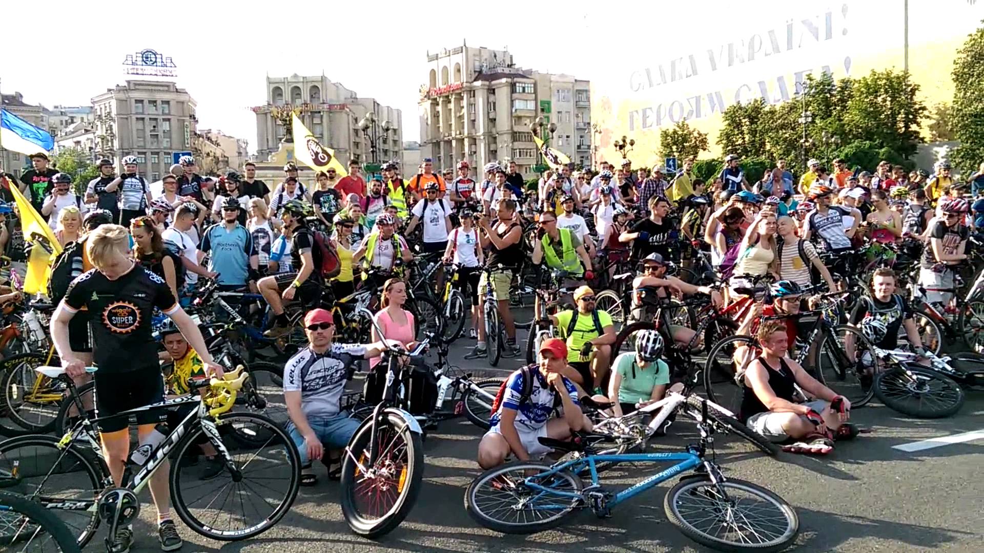 21 сентября в Киеве пройдет флешмоб “На велосипеде на работу”
