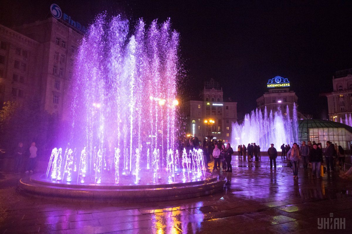 Киевские фонтаны прекратят работу с октября