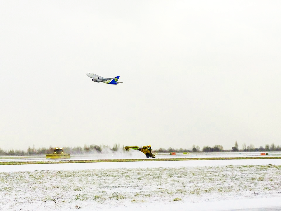 В аэропорту “Борисполь” предупредили о возможной задержке рейсов из-за непогоды