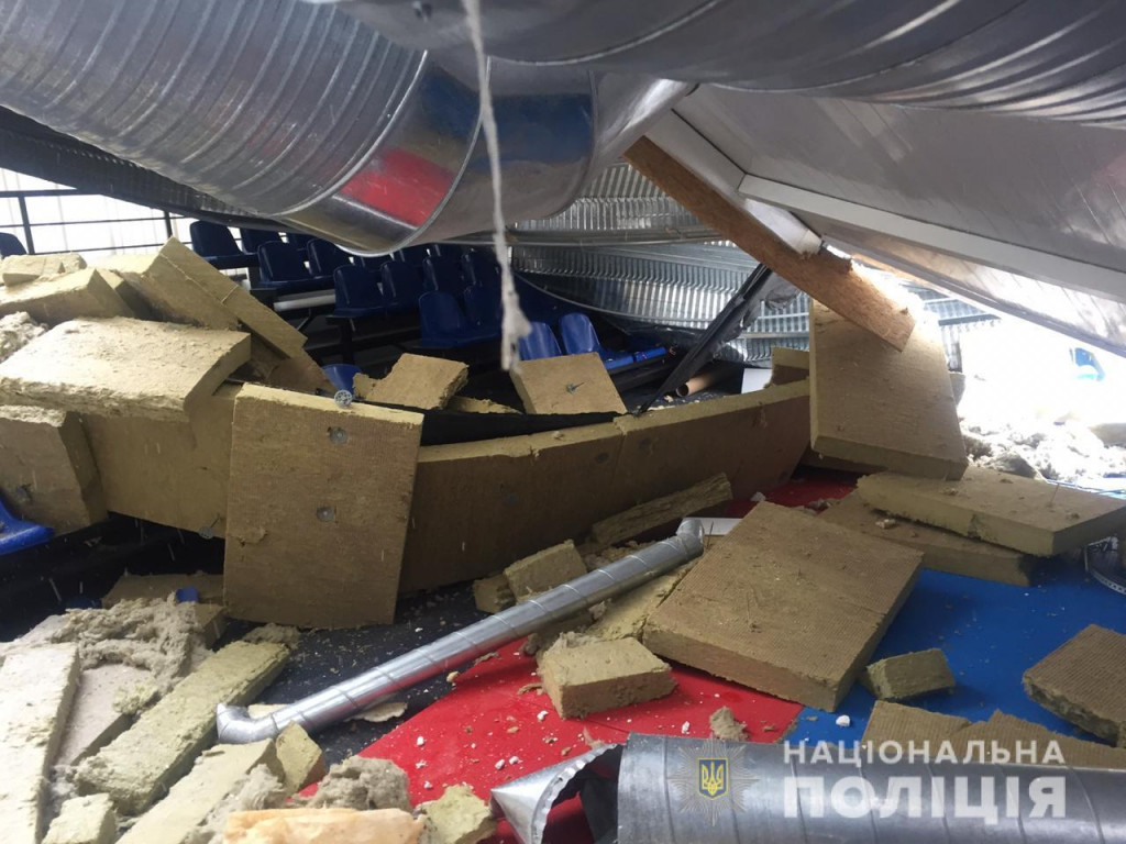 Обвал крыши спорткомплекса в Вишневом: подозреваемым избрали меры пресечения