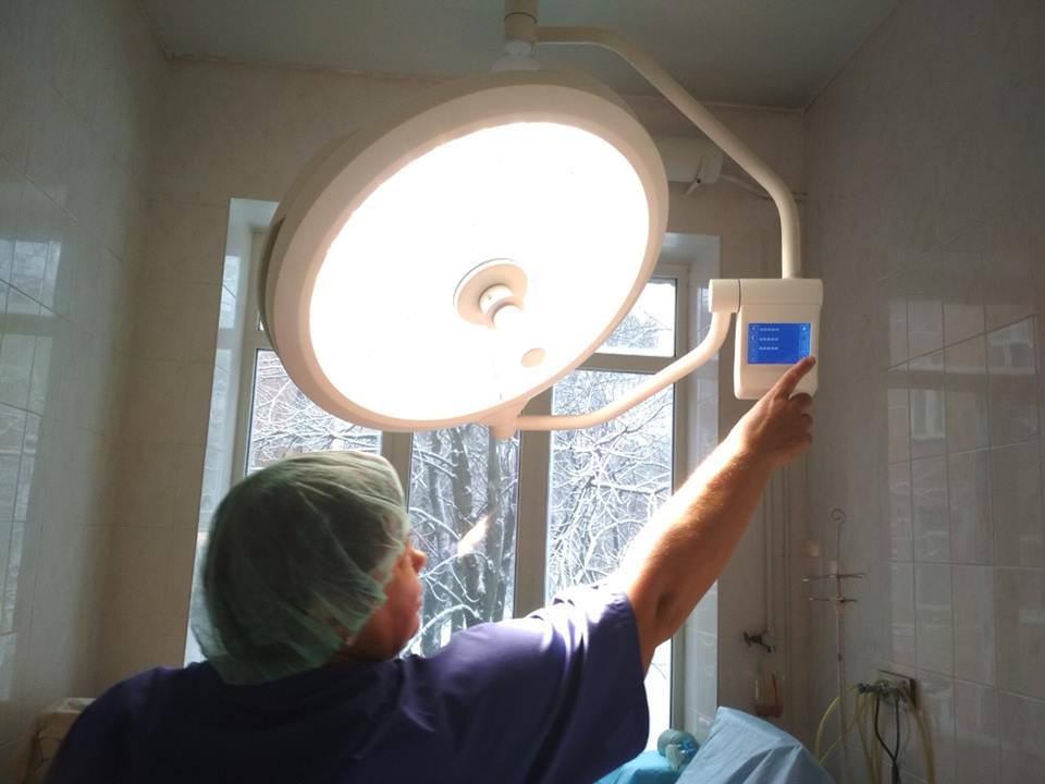В Васильковской больнице операционную обновили за взносы пациентов