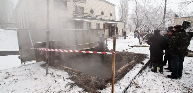 За 1,5 месяца отопительного сезона теплосети Днепровского района Киева обследовали более 80 раз