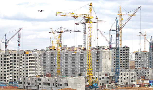 За прошлый год на Киевщине было выполнено строительных работ более чем на 7 млрд гривен