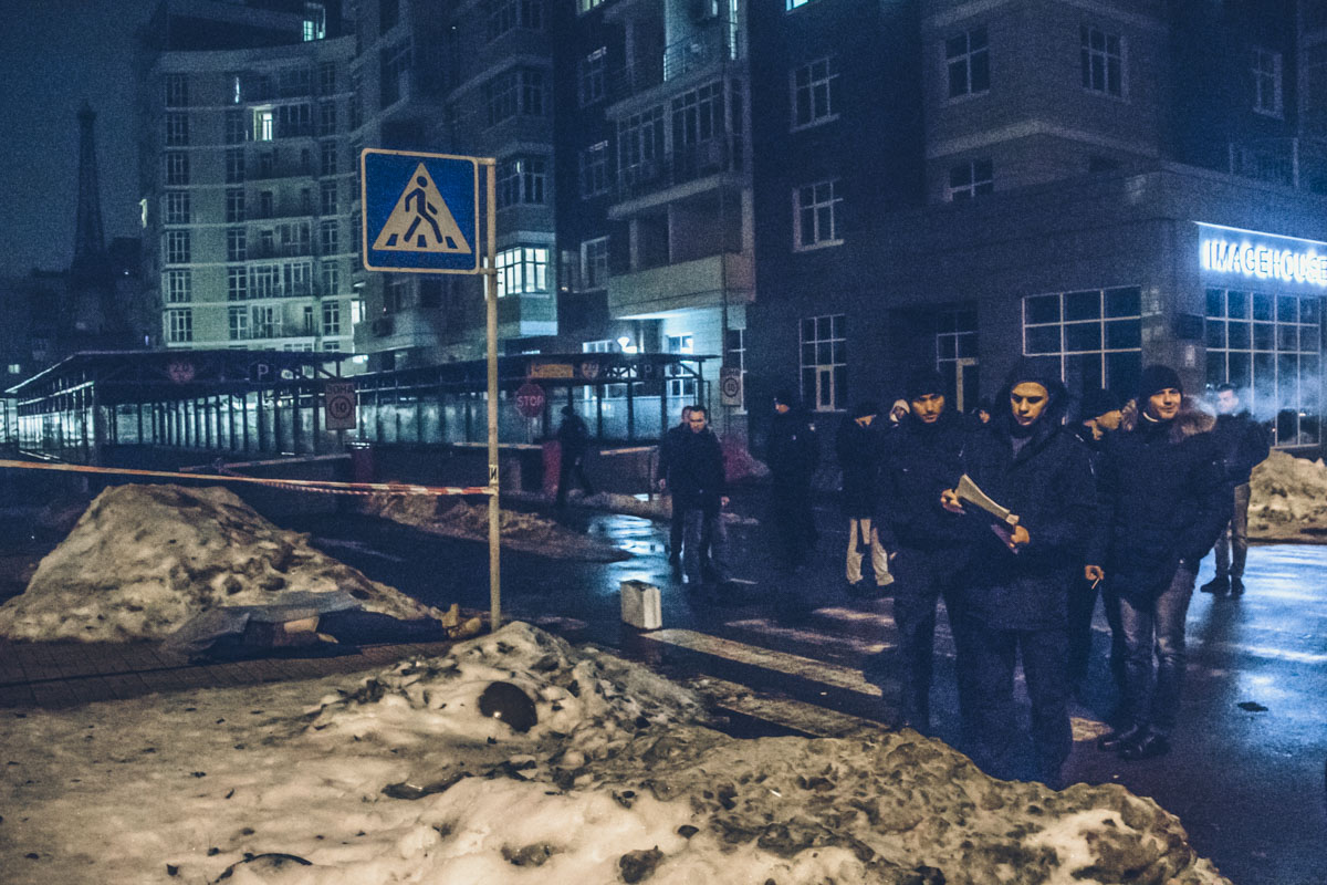 Полиция Киева разыскивает подозреваемого в убийстве мужчины на Печерске (фото, видео)