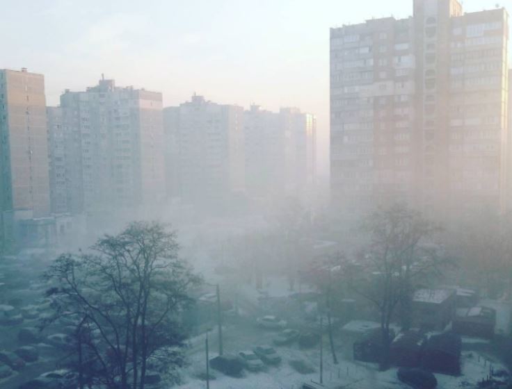 Завтра Киев накроет густым туманом