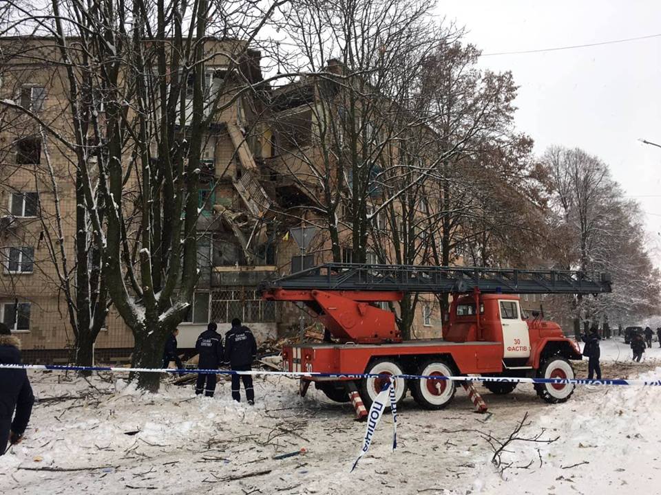 На отселение жителей разрушенного взрывом дома в Фастове Кабмин выделил 14 млн гривен