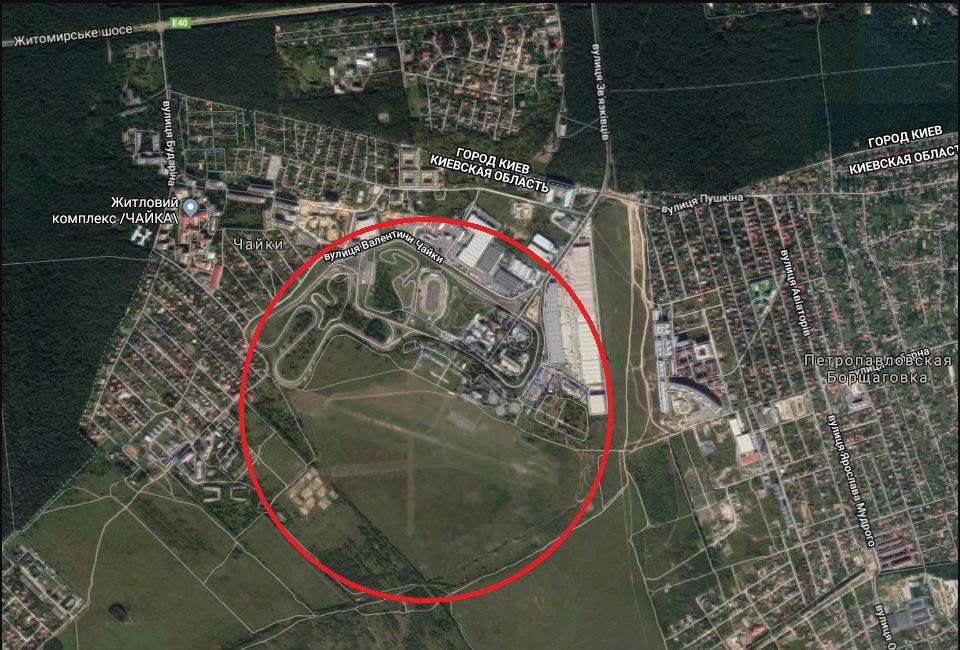 В Нацполиции расследуют передачу под застройку земель аэродрома “Чайка” на Киевщине