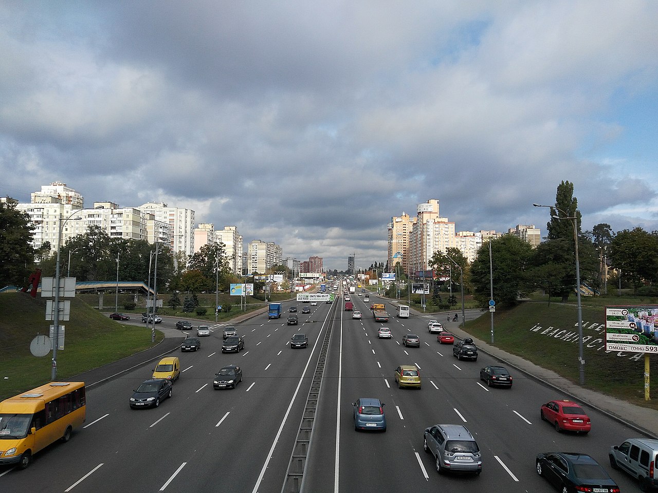 Движение на части проспекта Палладина в Киеве будет изменено с 1 мая