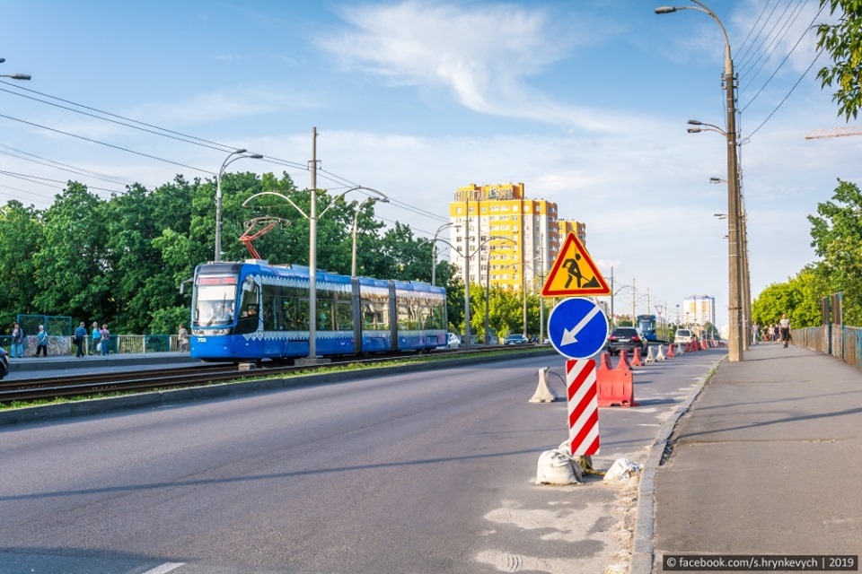 Движение двух маршрутов киевского скоростного трамвая будет изменено с 22 июня (схемы движения)