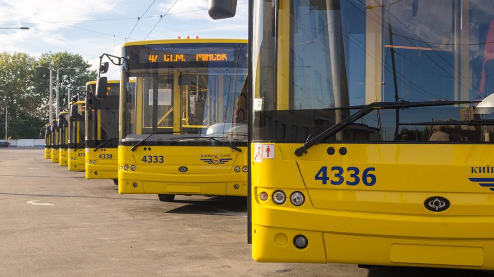 В ночь на 1 сентября в Киеве из-за капремонта проспекта Степана Бандеры изменят маршруты пять троллейбусов
