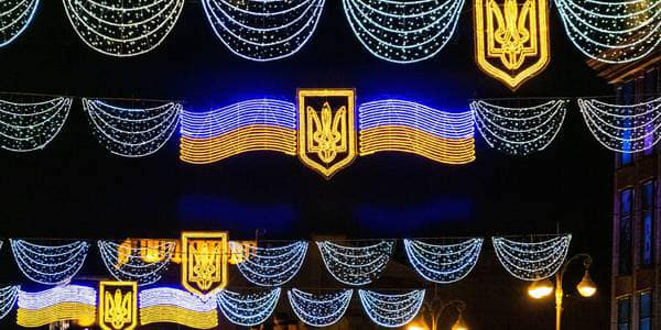 В День Независимости в центре Киева зажгут праздничную иллюминацию