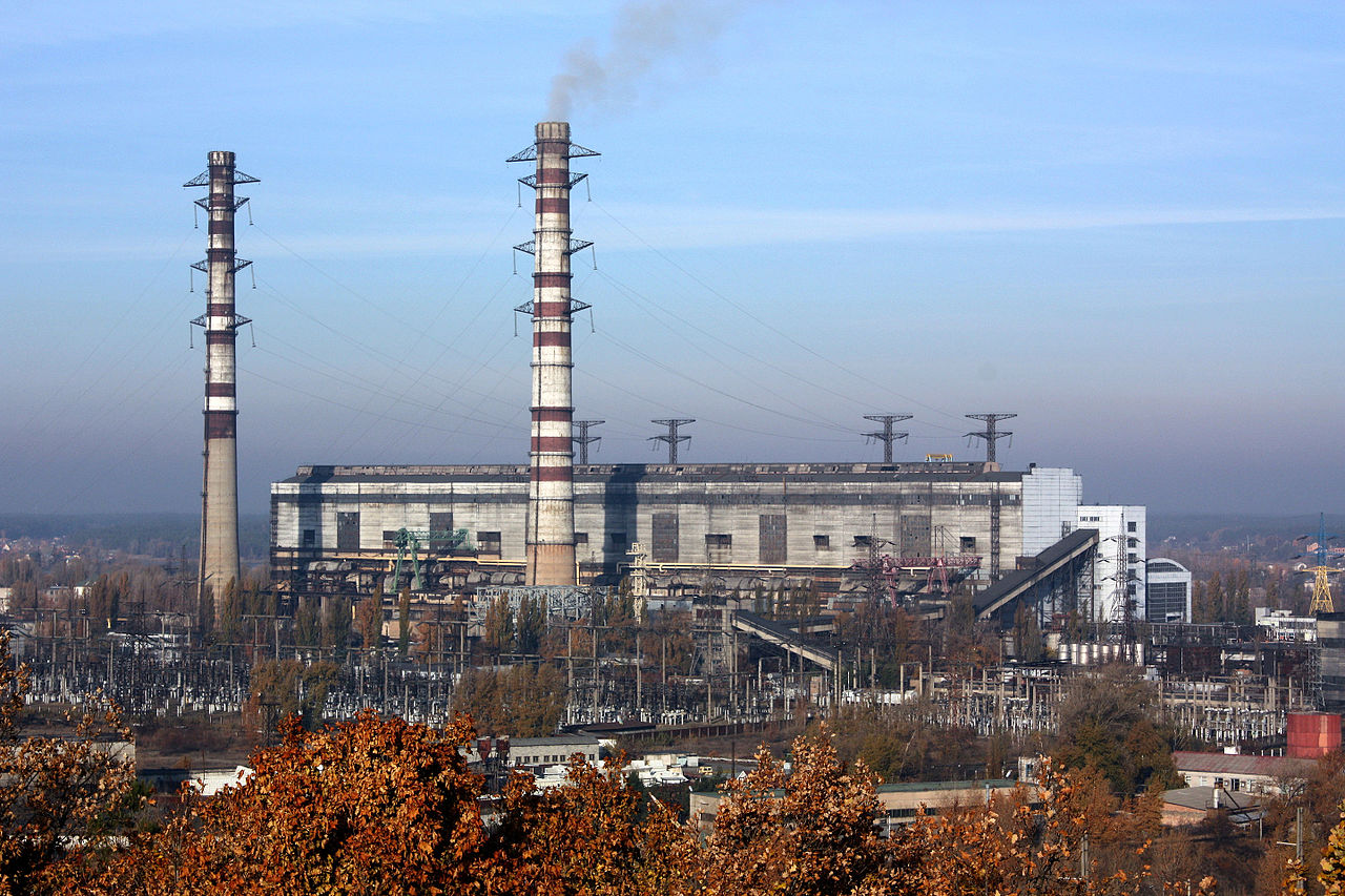 Трипольская ТЭС вошла в десятку крупнейших загрязнителей воздуха в Украине
