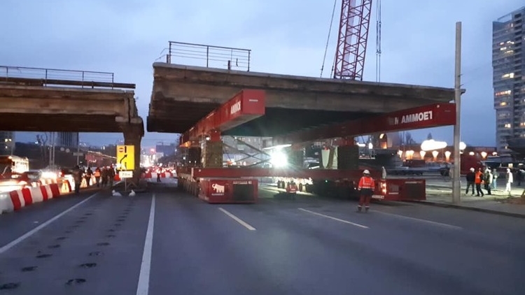 Из-за строительства Шулявского путепровода в Киеве перекроют проспект Победы (схемы объезда)