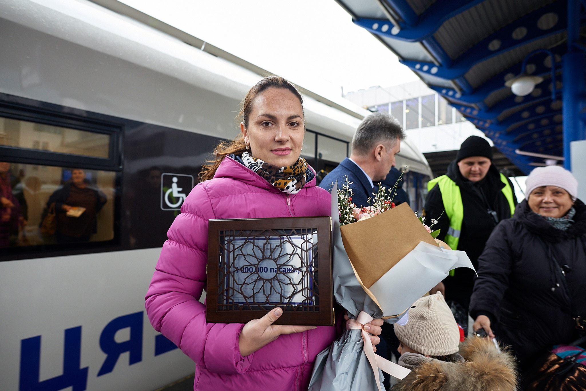 Экспресс из Киева в аэропорт “Борисполь” перевез миллионного пассажира