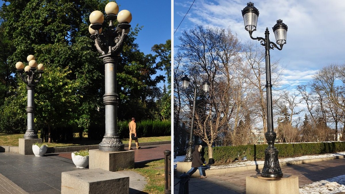 Нардеп Лерос просит Авакова, Бородянского и Кличко оценить снос фонарей в столичном Мариинском парке