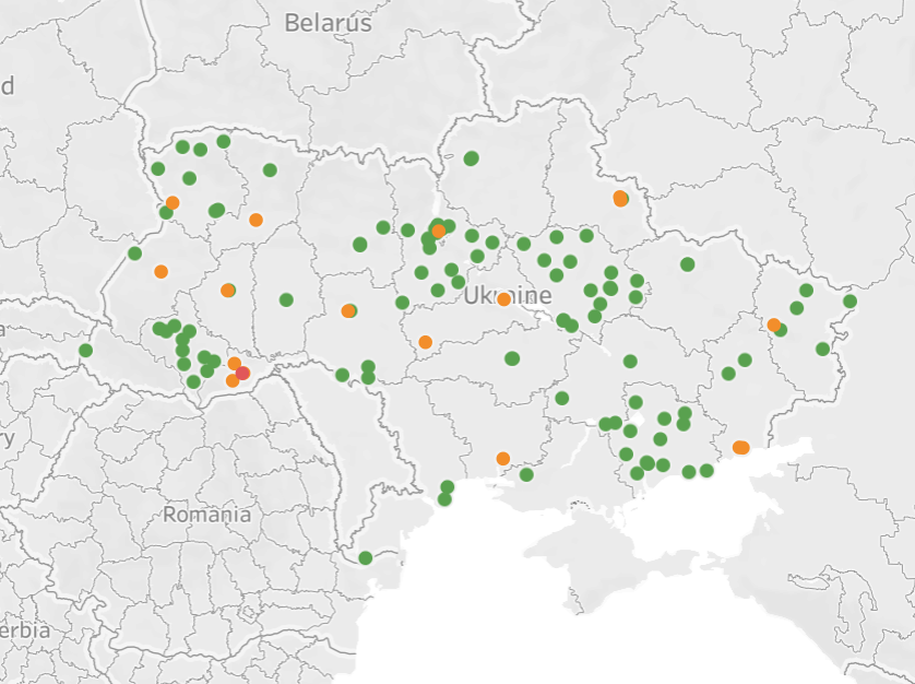 В Украине запустили онлайн-карту для отслеживания распространения коронавируса