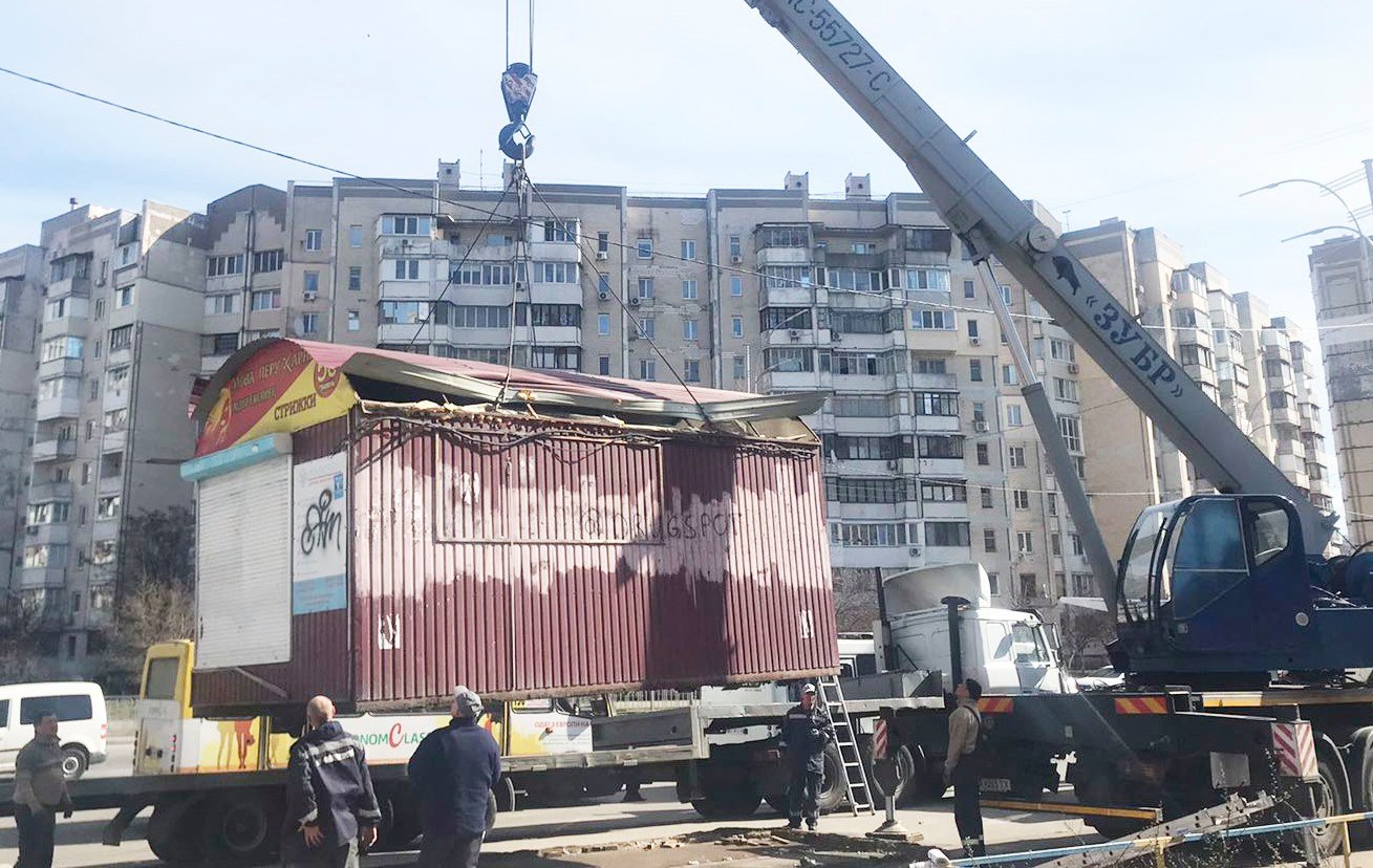 Киевские власти отчитались о демонтированных на прошлой неделе временных сооружениях