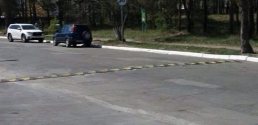 В Голосеевском и Дарницком районе Киева установили “лежачих полицейских”